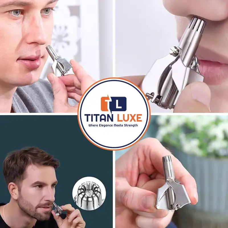 Ear and Nose Hair Trimmer Clipper Painless Hair Trimmer for Men Women Manual Trimmer with Waterproof Hand wash Easy Cleansing - Image 2