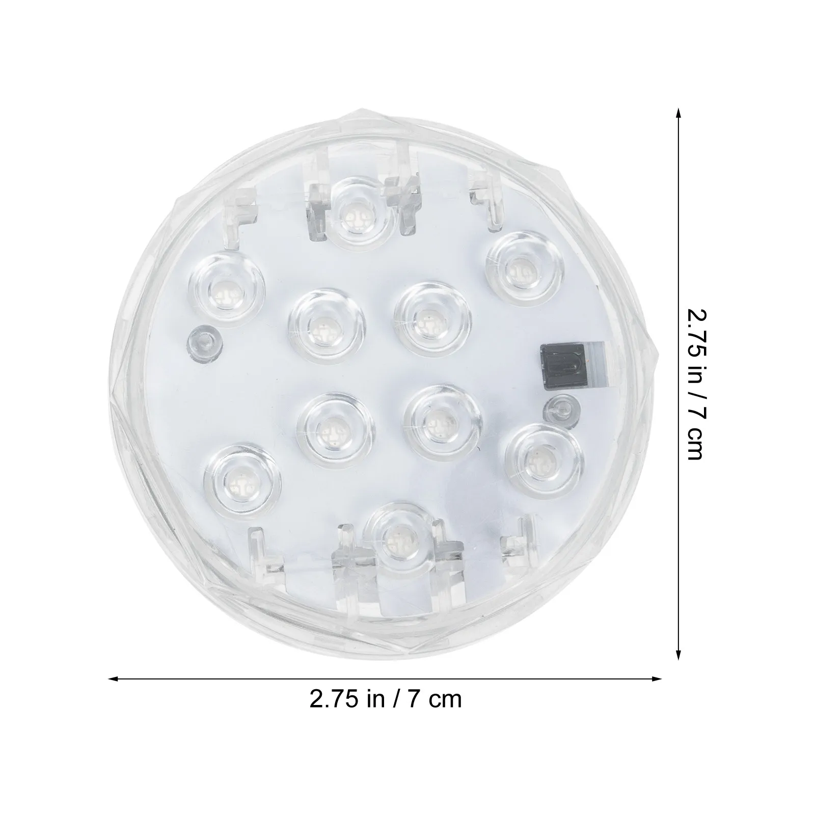 LED 수중 조명 15가지 색상 변경 가능 IP68 등급 수중 램프 (수영장, 수족관, 분수, 조경용, 연못 조명)