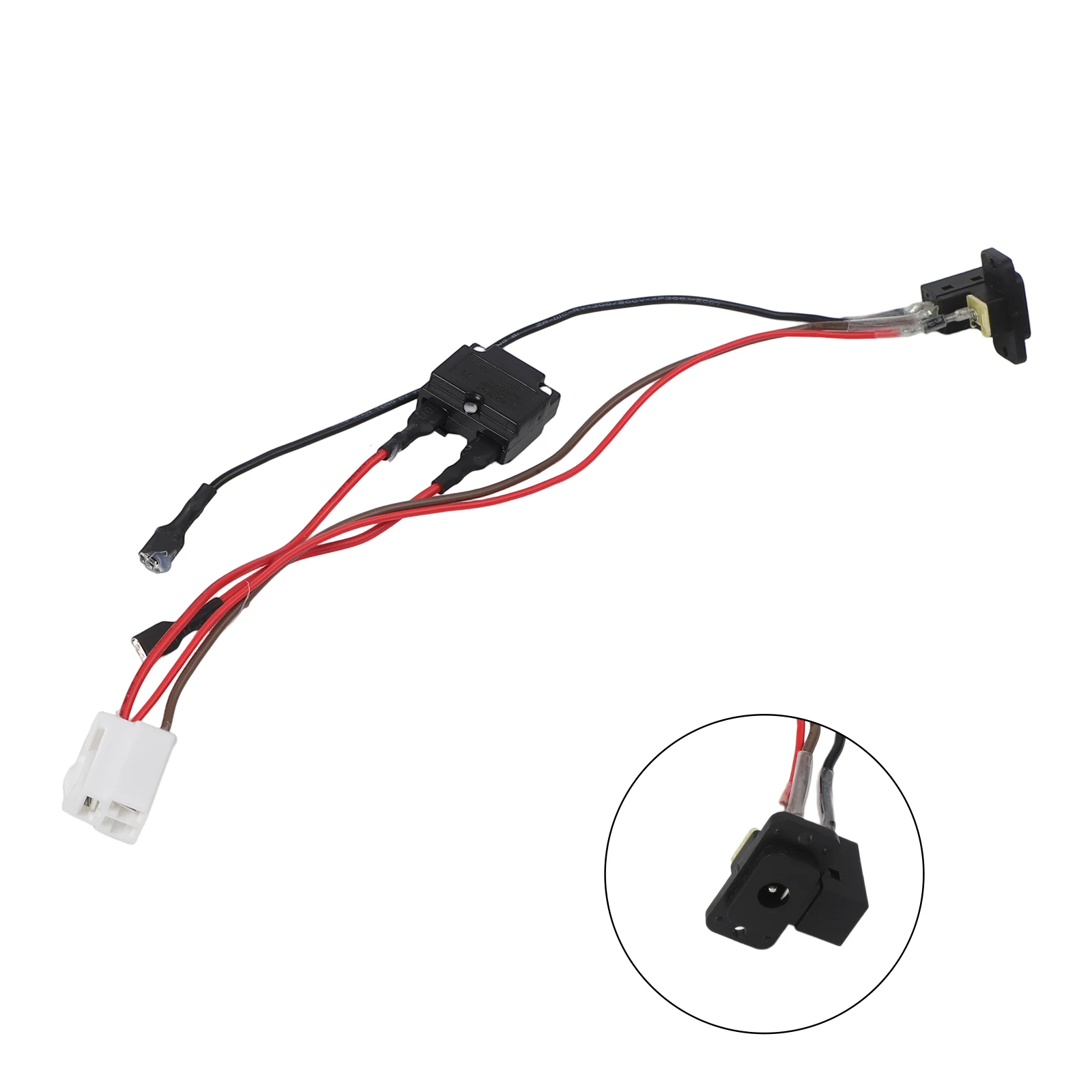 1PCS 3pin Children's Electric Car Charging Interface Charger Socket Suitable For 6/12/24V 3-hole Charging Port Cable Power Tool