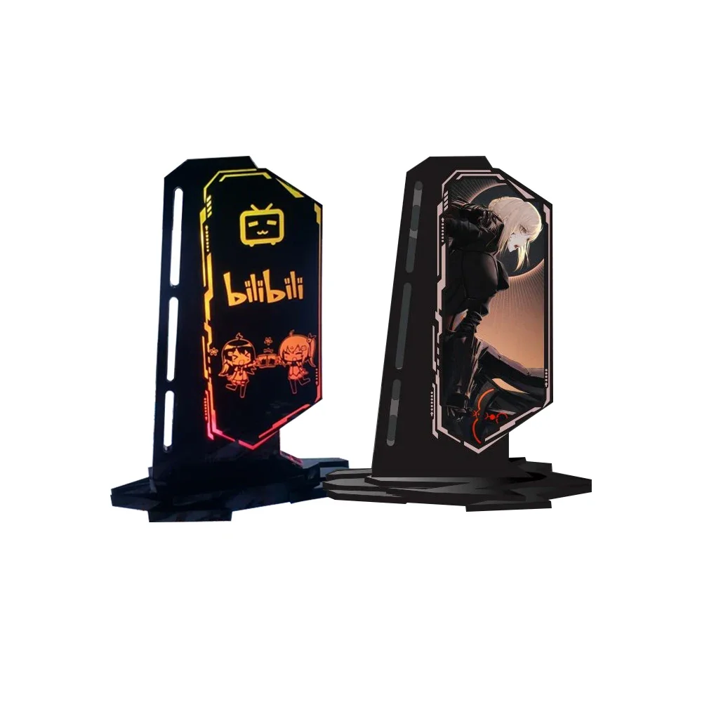 Personalize Gpu Suporte Vga Suporte Gráficos Verticais Suporte Personalizável Faça Você Mesmo Design 5v Argb 3pin Sincronização Aura