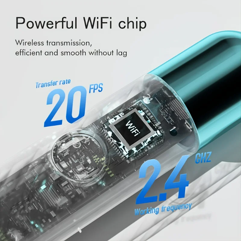 Ear Wax Remover,Wireless Otoscope Earwax Removal Tool 1080P HD WiFi Ear Endoscope With LED Light,3.5mm Visual Scope Camera S