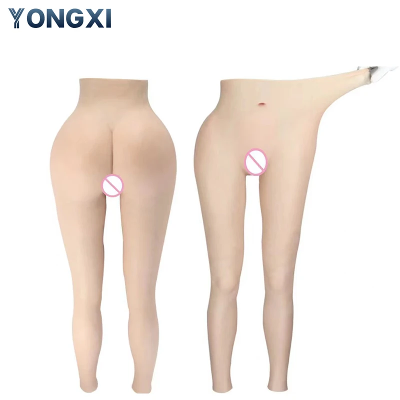 

YONGXI Double Elasticity Sexy Cosplay Faux Seinsen Silicone Pour Travestis Fake Bum Can Choose With Vagina or Without
