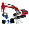 Toys 1/14 Hydraulic RC Excavator 946 3 Arms Tracked Remote Control Earth Digger Painted Finished Model Grab for Boys 6
