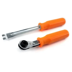 2 PCS Automatic Slack Adjuster Release Tool And Wrench Square Ratcheting Wrench For Air Brake System Adjustments