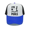 I PEE IN POOLS Funny Printing Baseball Caps Dare Gag Joke Gift for Men Women Vintage Retro Style Letters Trucker Caps Hats YP081 5