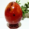 Natural Red agate beautiful egg shape Stones And Crystals Feng Shui Witchcraft Energy Room Decorations 6