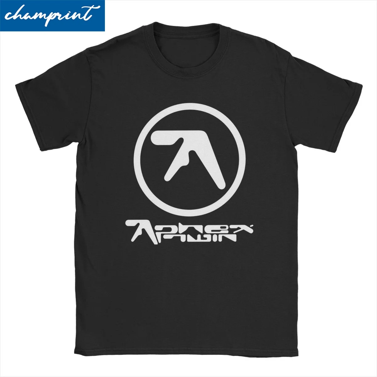 

Men Women's T-Shirt Logo Punk DJ Electronic Music Gothic 90s Fashion 100% Cotton Tees Aphex Twin T Shirt Crewneck Tops Summer