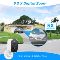 Caméra WiFi 1080P solaire extérieure sans fil alimentée par batterie balle caméra de sécurité PIR alarme de mouvement stockage en nuage Audio bidirectionnel 3