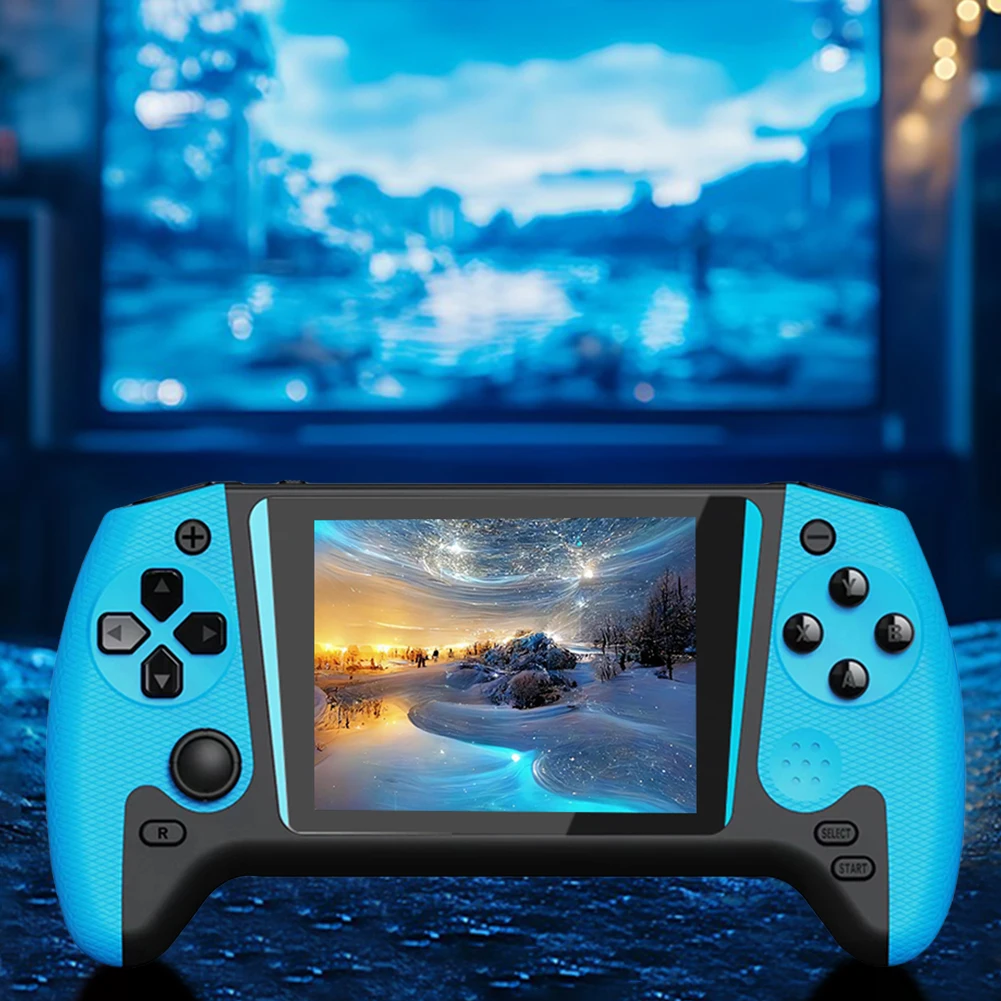 Retro Handheld Game Console 3.5inch LCD Screen Built-in 500 Games Gaming Console TV Connect Video Game Console for Single Player