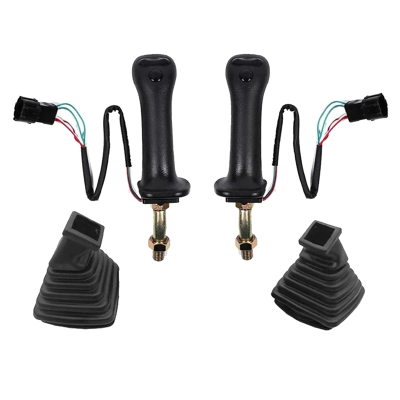 

1Set L+R 3 Buttons Excavator Gears Handle With Dust Cover For-Daewoo Doosan-DH DX150 215 225 370-9C