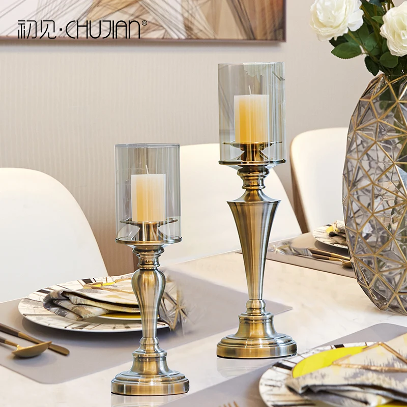 

Wedding Decoration Table Centerpieces Candle Holders Glass Wedding Centerpieces For Tables Tea Light Holder Nordic Candle Holder