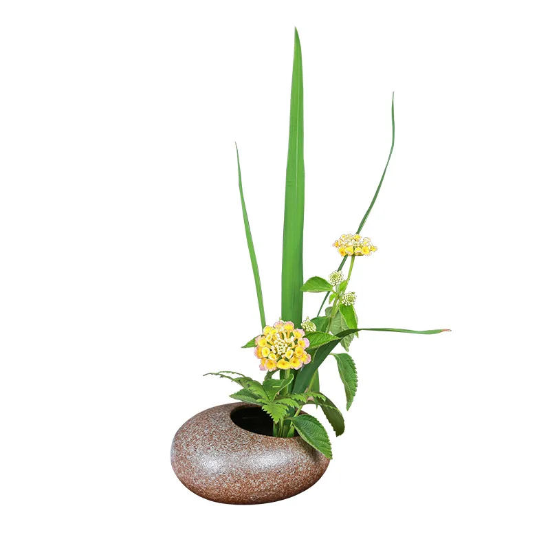 Japanese Ceramic Flower Vase, Ikebana Vases Ceramic