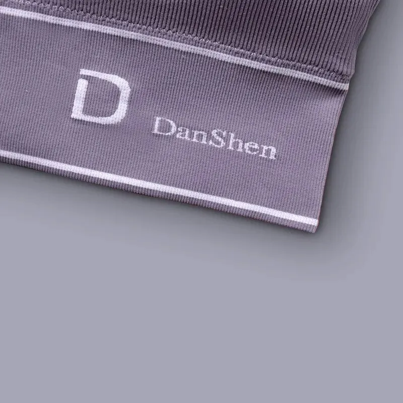 D-Shaped Women's Seamless Deep U Beauty Back Wrap-around Tube Top Yoga Sports Bra No Steel Ring All-Match Base