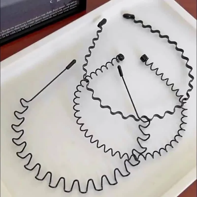 5pcs Stylish Wavy Headband Set - Soft, Fashion Hair Styling Tools, Photography Props, Perfect Gift for Women or Men