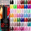 LILYCUTE 7ML Colorful Gel Nail Polish 129 Colors Long Lasting For Manicure Semi Permanent Base Top Coat Nail Art UV Gel Varnish 1