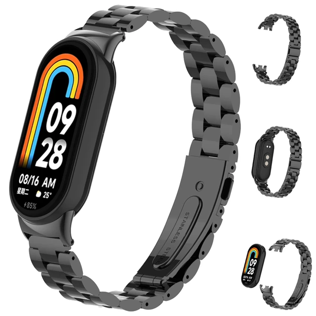 Correa COOL para Xiaomi Smart Band 8 Metal Plata - Cool Accesorios