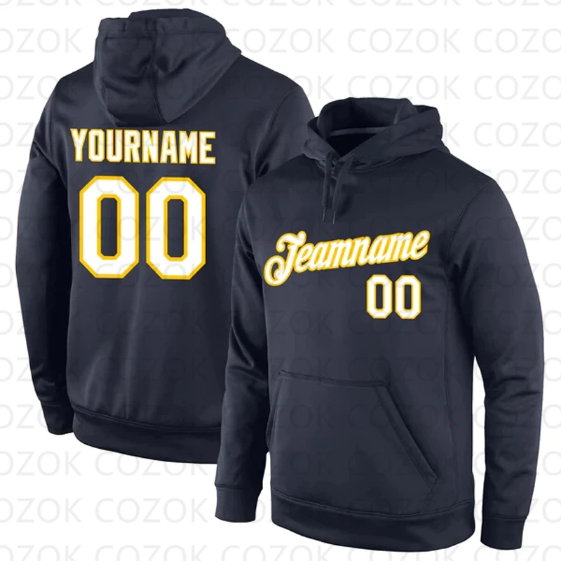 Customized Hoodies Black Gray Color Jersey 3D Printed  Unisex Pullovers Hoodie Casual Sweatshirts