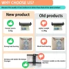 Multifunctional Aluminum Foldable Towel Rack Wall-Mounted Bathroom Item Shelf Suitable for Shower Rooms Bathroom Accessories 4