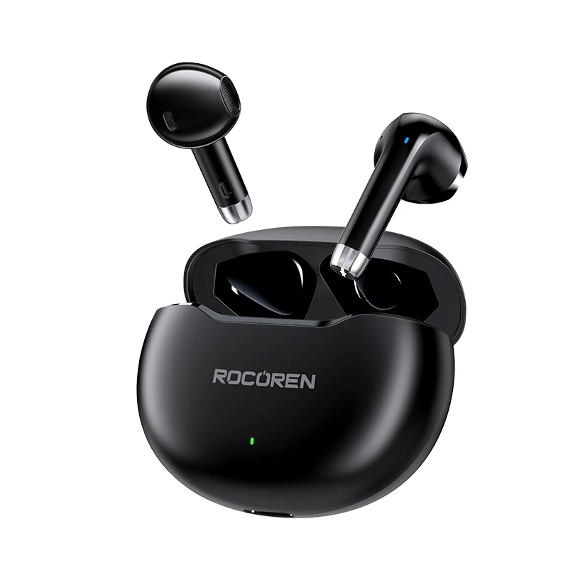 Rocoren Mini Wireless Bluetooth Earphones with Touch Control and Sports Design