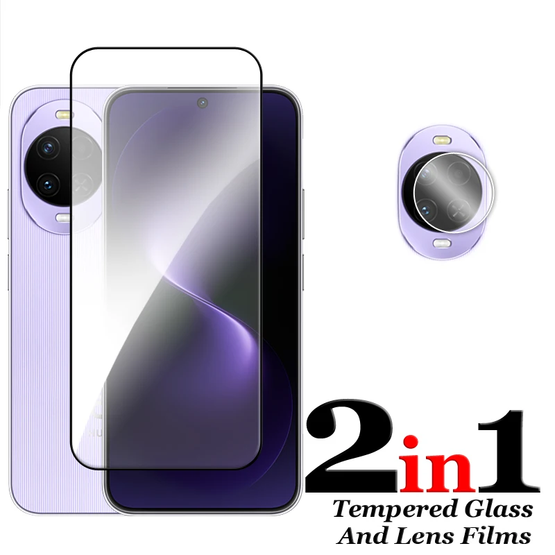 Premium Full Cover Tempered Glass Screen and Camera Lens Protector