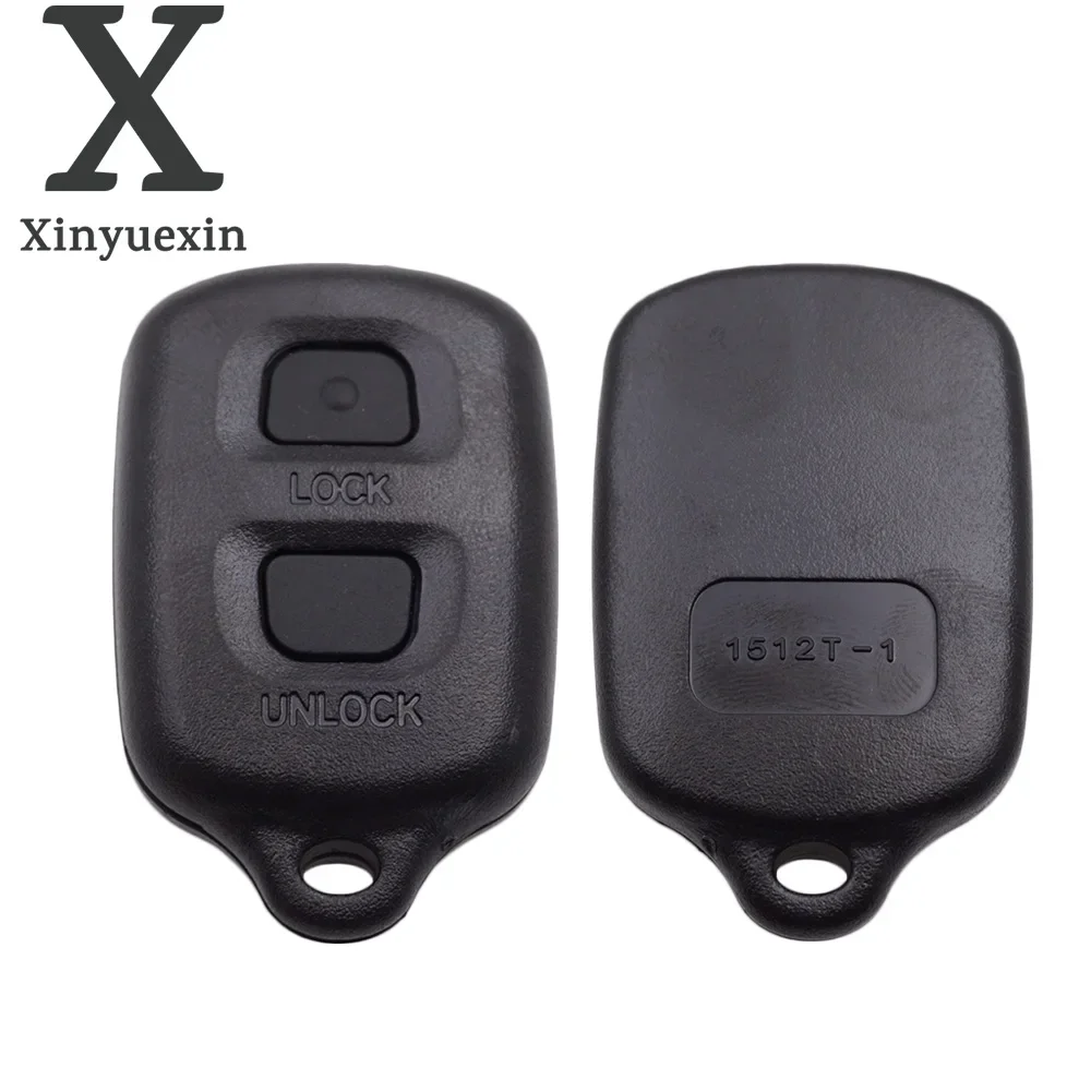 Xinyuexin Replacement Remote Car Key Shell Cover Case Fit for Toyota RAV4 Corolla Keyless Entry 2 Buttons No Logo cocolockey flip remote key shell for hyundai ix45 santa fe 3button keyless entry fob cover auto replacement parts no logo