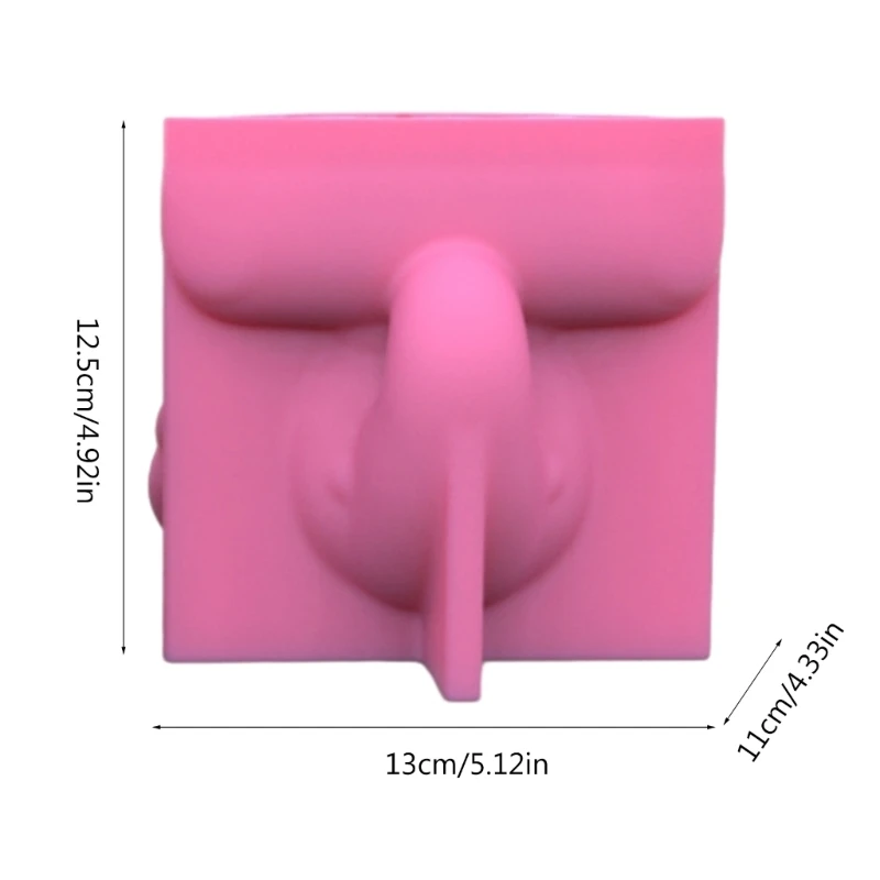 Animal Silicone Mold Flower Pots Mould Elephant Planter Molds Ornament 97QE