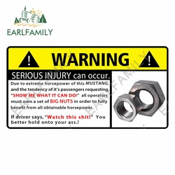 EARLFAMILY – autocollants de voiture 13cm x 8.8cm, étiquette d'avertissement de véhicule de voiture Cool Extreme, décoration automobile étanche 