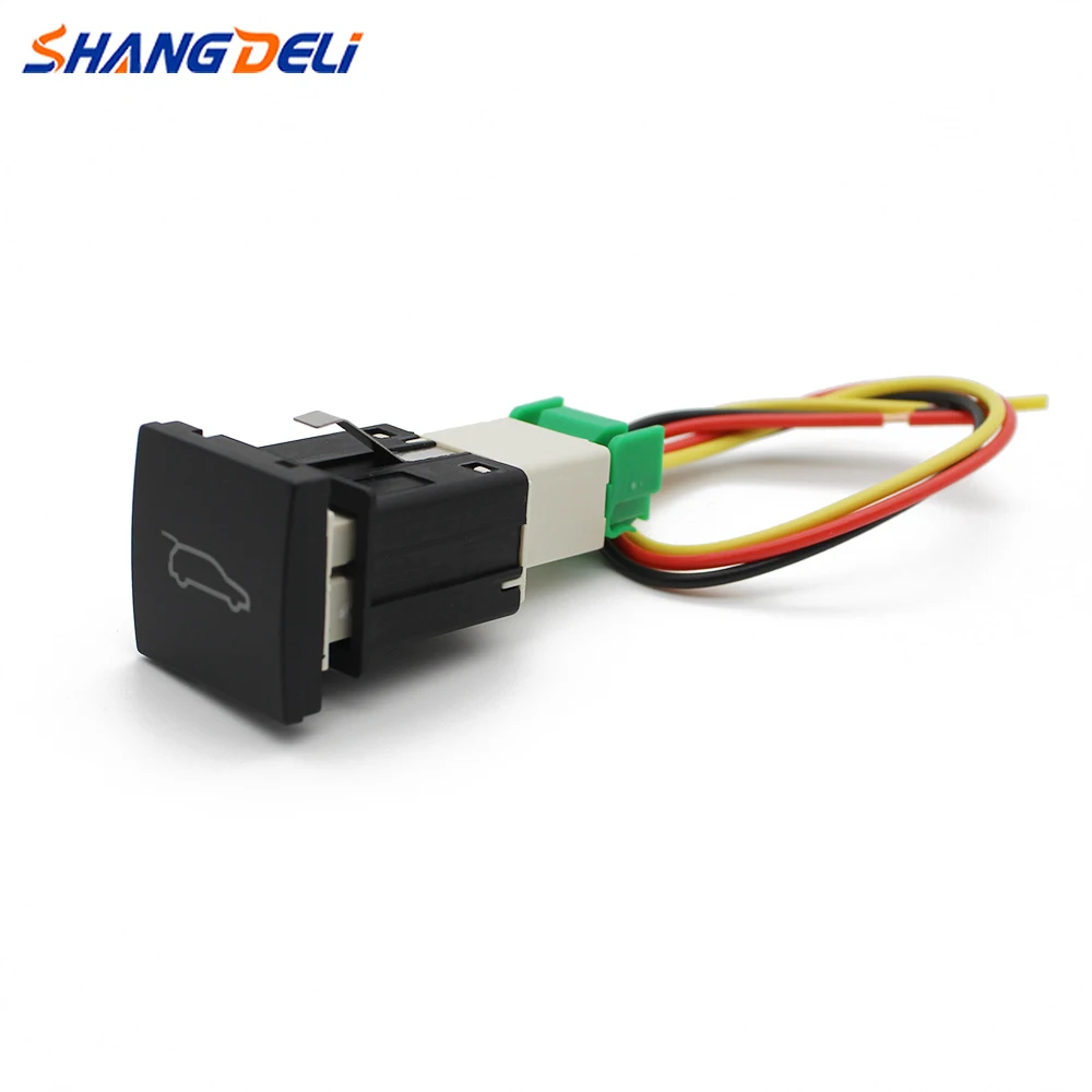 Rear Tailgate Trunk Lock Switch Boot Release Switch Button For Vw Jetta Golf 6 Mk6 Car