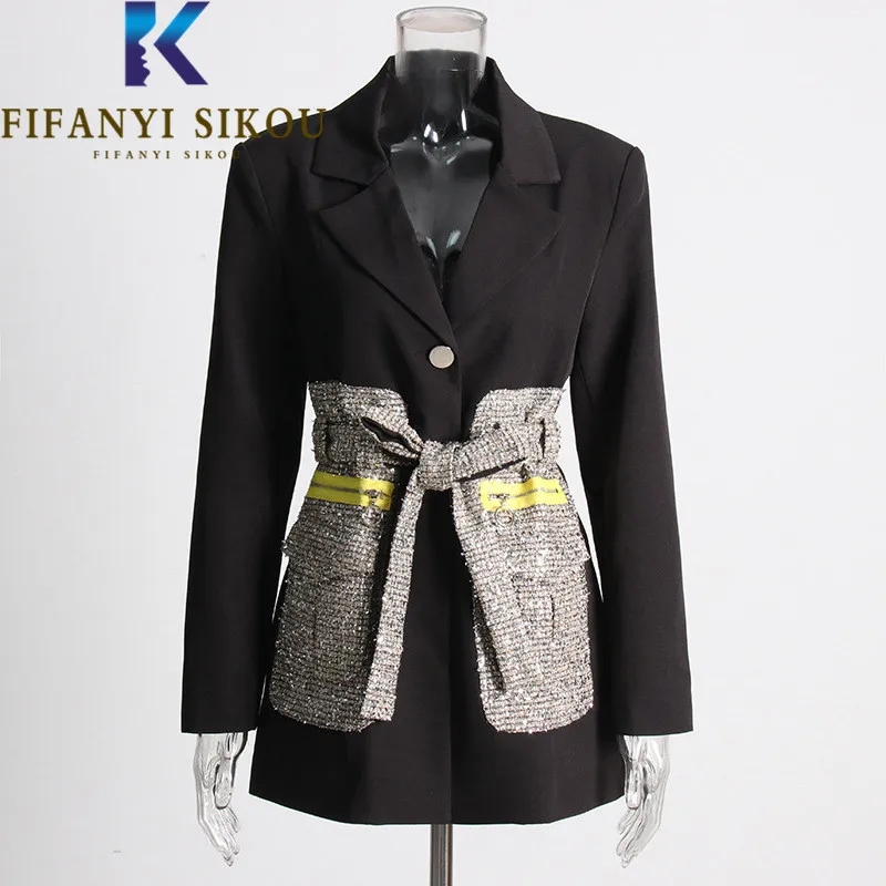 big-pocket-spliced-blazers-jacket-women-designer-fashion-belt-suit-jacket-high-quality-autumn-winter-casual-blazer-coat-female