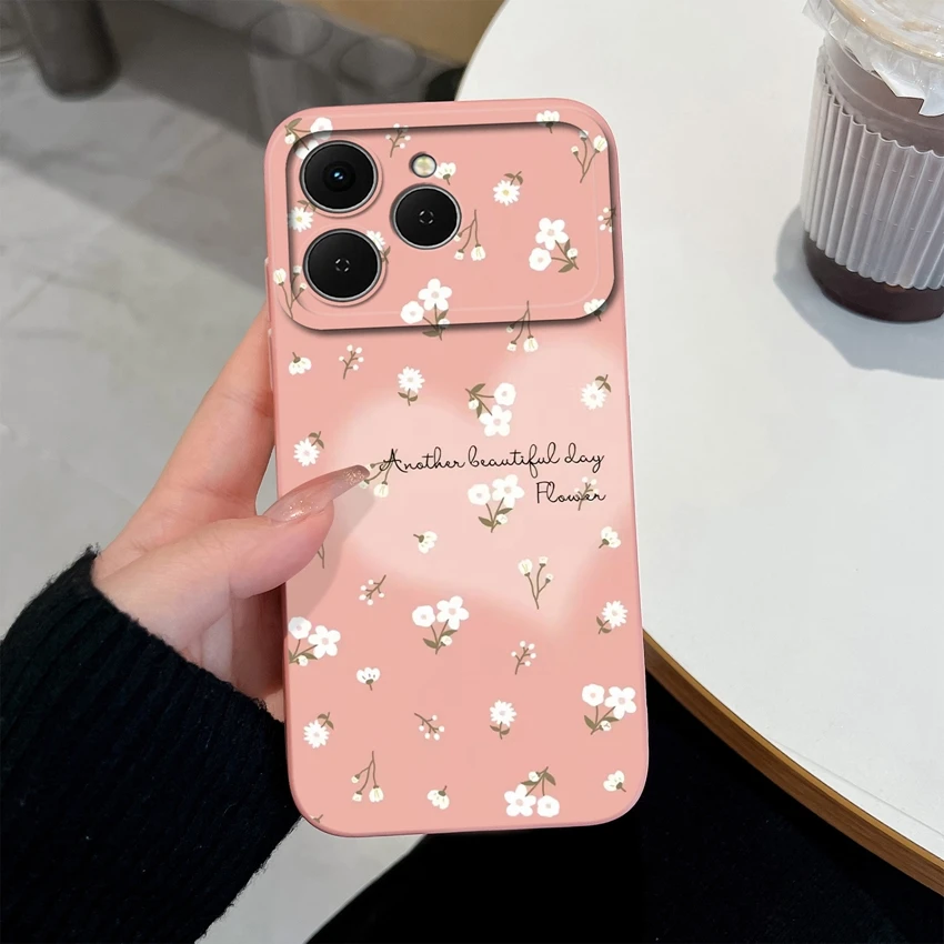 Cute Chubby Girls Pattern Shockproof Silicone Phone Case with Screen Protector