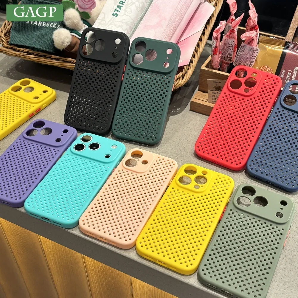 Cooling Breathable Ultra Thin Silicone Shockproof Matte Phone Case