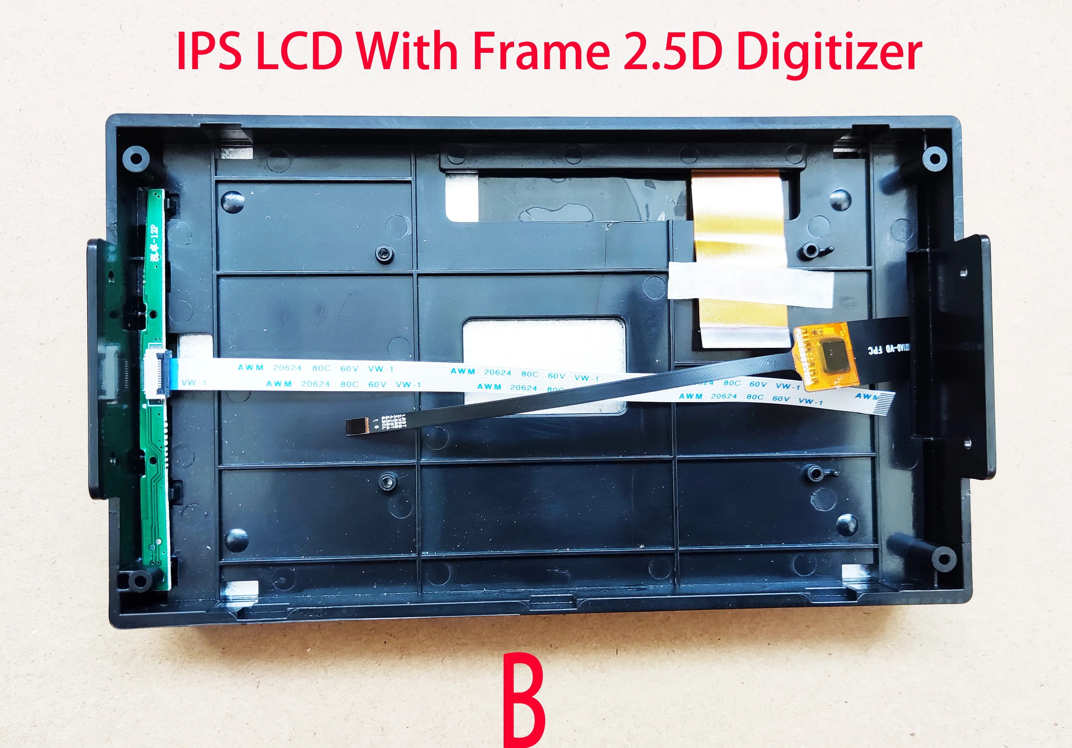 Polegada 40pin Ips Lcd Monitor 1024*600 com 2.5d Sensor Digitador 178*102 mm Quadro Reparar o Conjunto de Peças de Reposição. 7 - Imagem 2