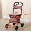 mini shopping cart of the elderly climbs Walking Stick  fold move  tools pushed lightly the elderly four-wheeled vehicle 3