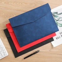 PU Leather A4 Document Bag, 7 Colors, File Folder for Office & Travel, Stylish Organizer 2