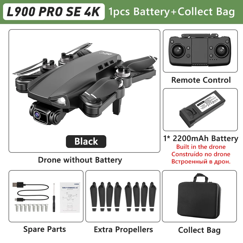 L900PRO SE Black Bag