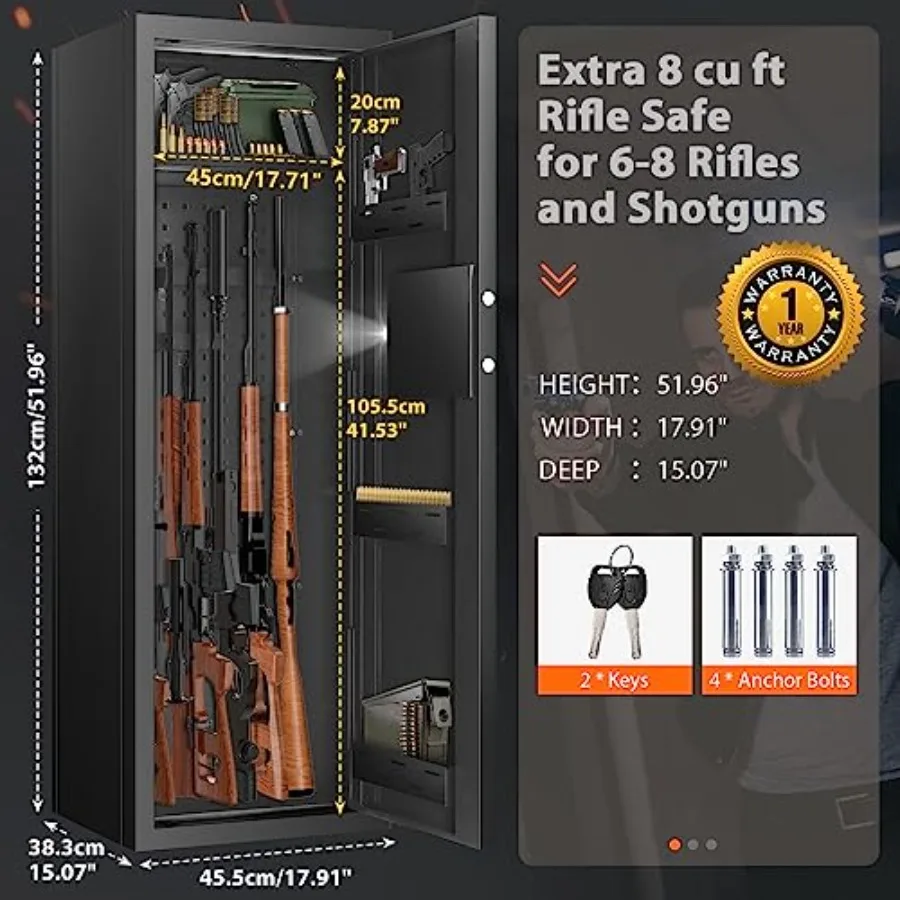 Fireproof Rifle Gun Safe 2