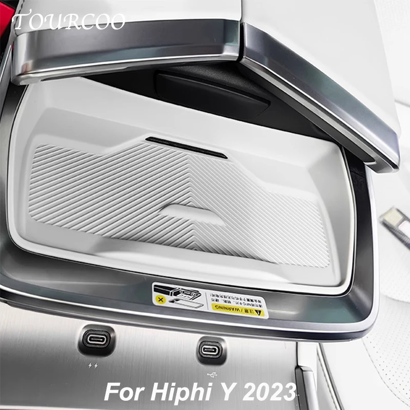 

Для Hiphi Y 2023 Беспроводная силиконовая подкладка с центральным управлением противоскользящая подкладка аксессуары для интерьера