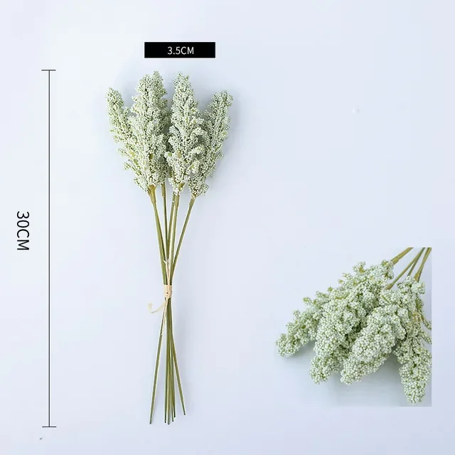 30cm 6 PCs Lavender Foam Artificial Flowers Bouque...