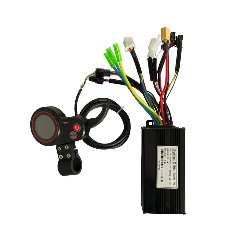 

Sine Wave Controller 24-48V 26A 500/750W 6 Pins Display Electric Scooter Electric Scooter Replacement Parts 2022 New