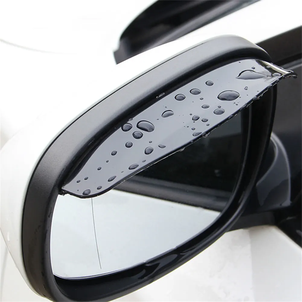 Car Rear View Mirror Rainproof Shield Rain Eyebrow Transparent Weather –  SEAMETAL