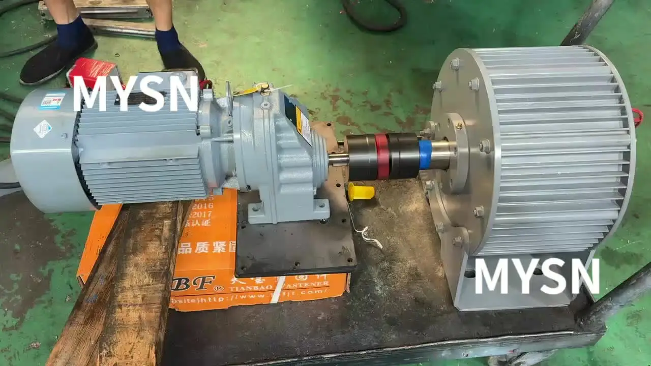 Низкоскоростной генератор постоянных магнитов 80 кВт 100 80000 Вт 96 В 110 120 220 380 3-фазные