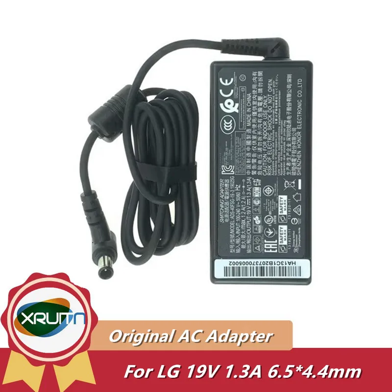 

19V 1.3A ADS-40SG-19-3 19025G LCAP21 Original AC Adapter Charger For LG LCD LED Monitor E1948S E2242CA E2249 PA-1021-33 DA-24B19