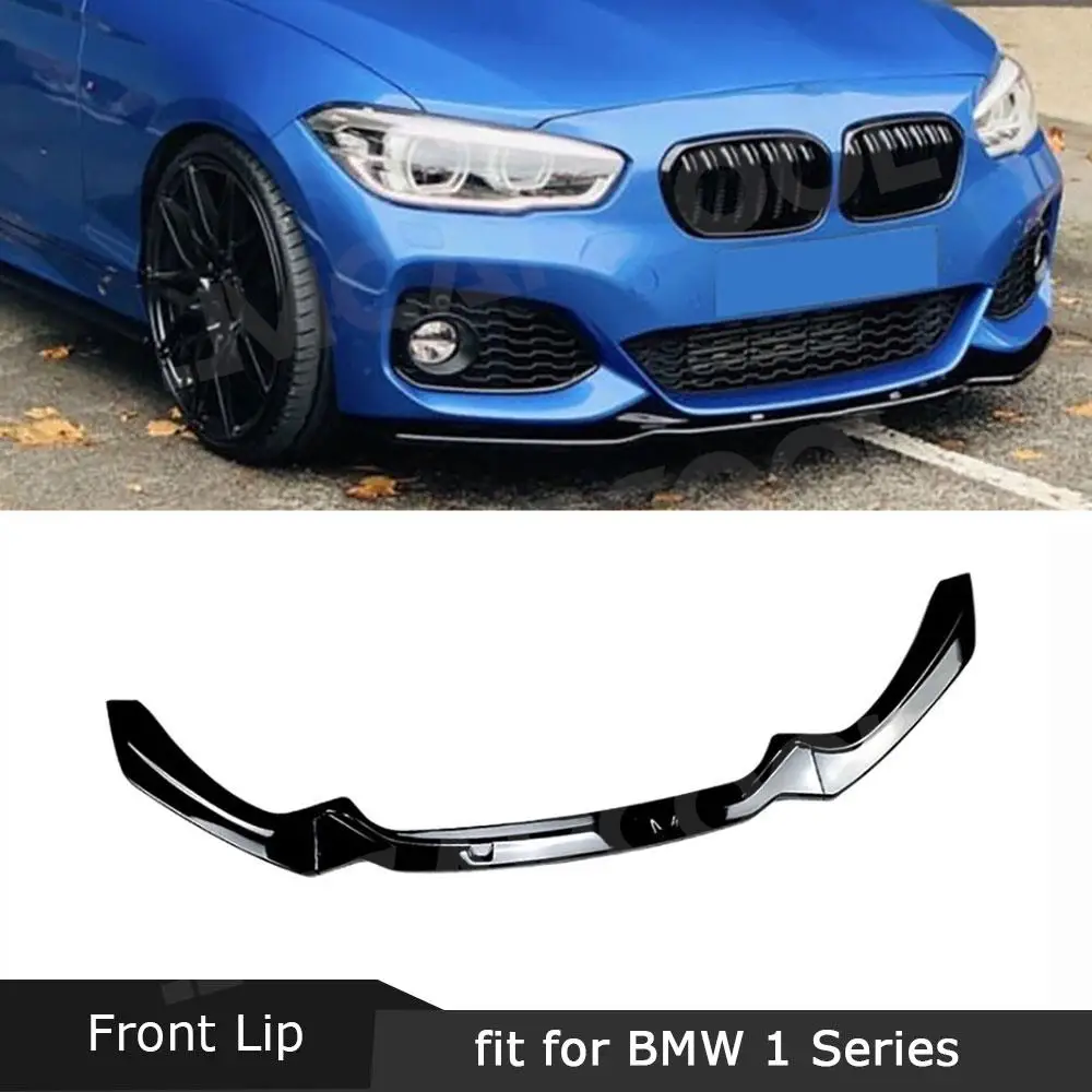 

Car Front Lip Bumper Chin Spoiler Splitters Accessories for BMW 1 Series F20 F21 M135 M140i M Sport 2015-2019 3pcs/Set Bodykits