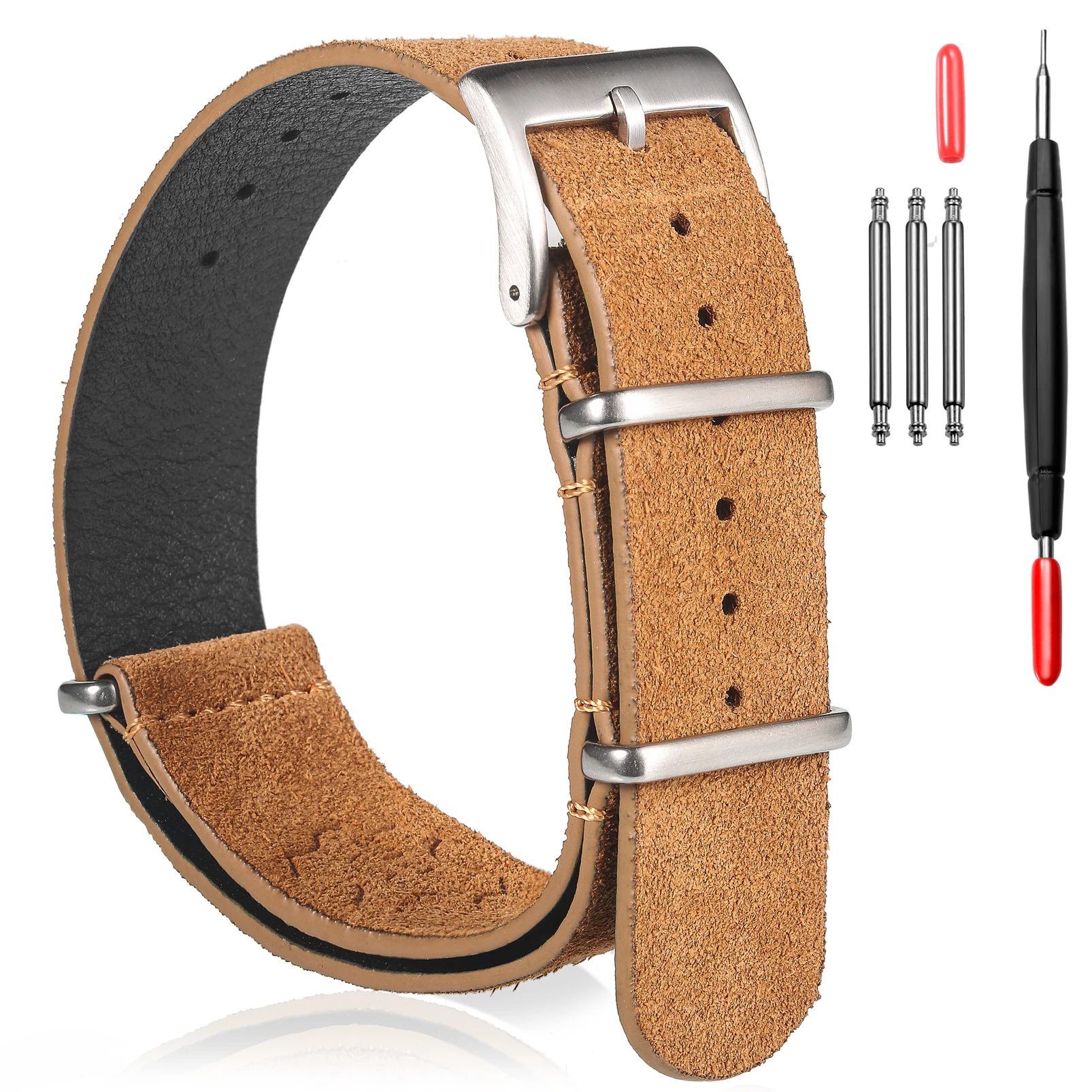 Cinturino Orologio Acciaio Inox Perline Di Riso Watch 9 Cinturino Orologio Pelle – Sgancio Rapido – 18mm, 20mm, 22mm – Universale Per Uomini E Donne Armaflex 19 Mm Zrc Watch