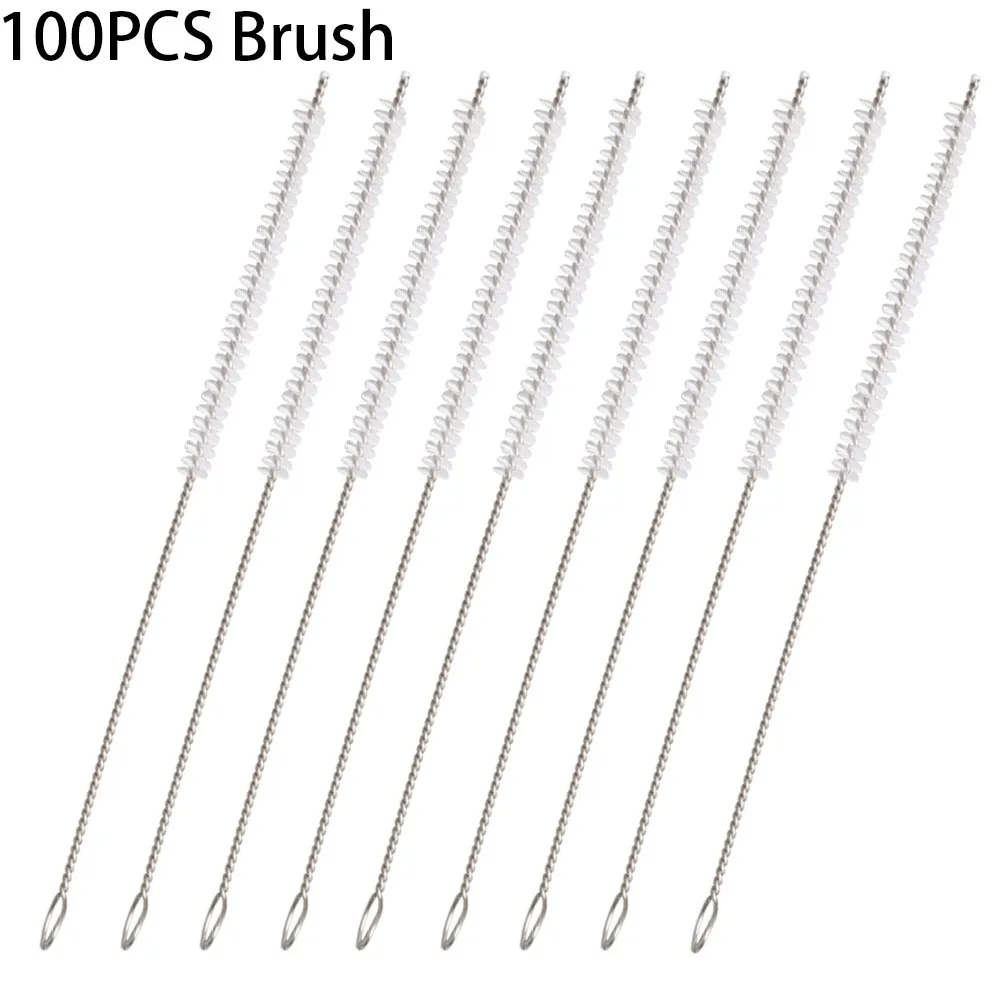 담배 파이프 청소 도구 브러시, 파이프 브러시, 아버지날 선물, 링 걸이 포함, 길이 172mm, 100 개
