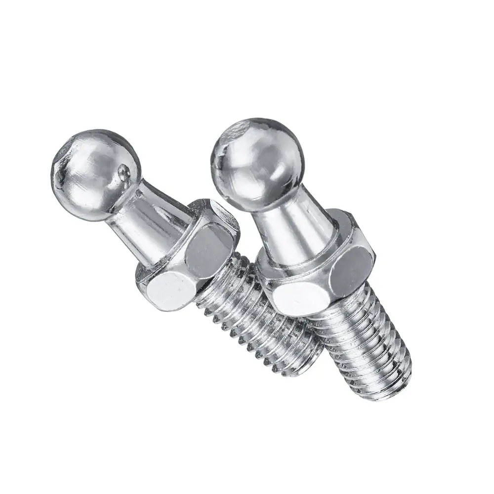 Car Gas Strut 2Pcs Boot Bonnet Gas Strut Lift Support Gas Strut Connector End Fittings Ball Screw Practical Car Accessories