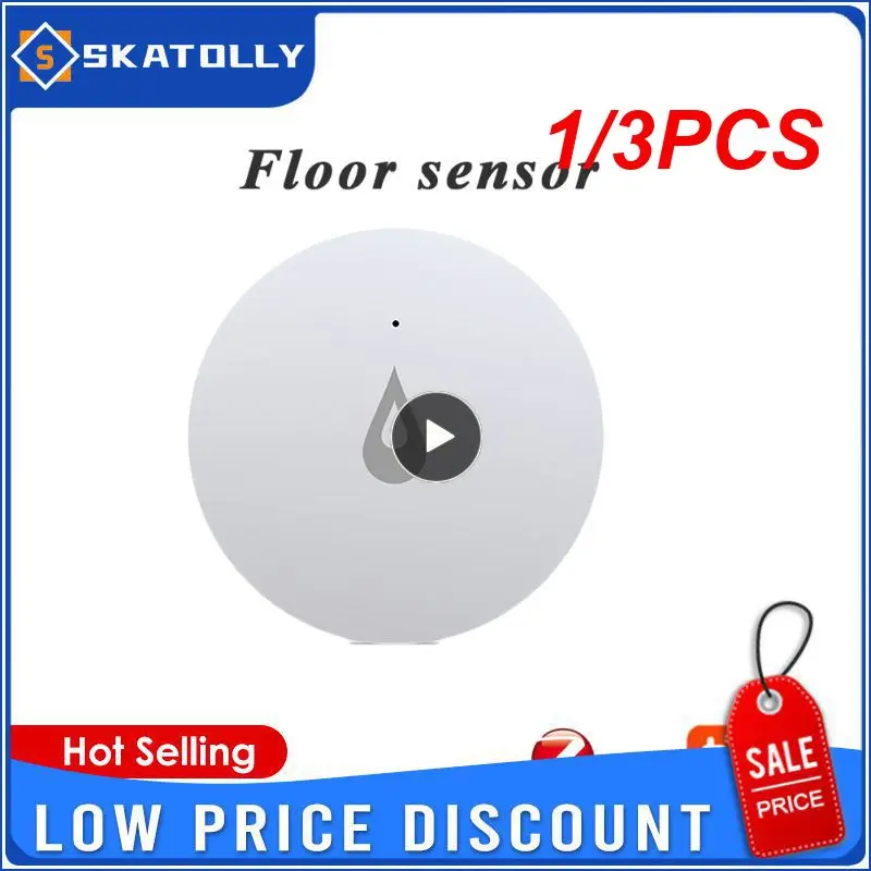 

1/3PCS Tuya ZigBee Water Leakage Alarm Detector Flood Sensor Wireless Smart Life Remote Monitoring Reminder Work with Zigbee