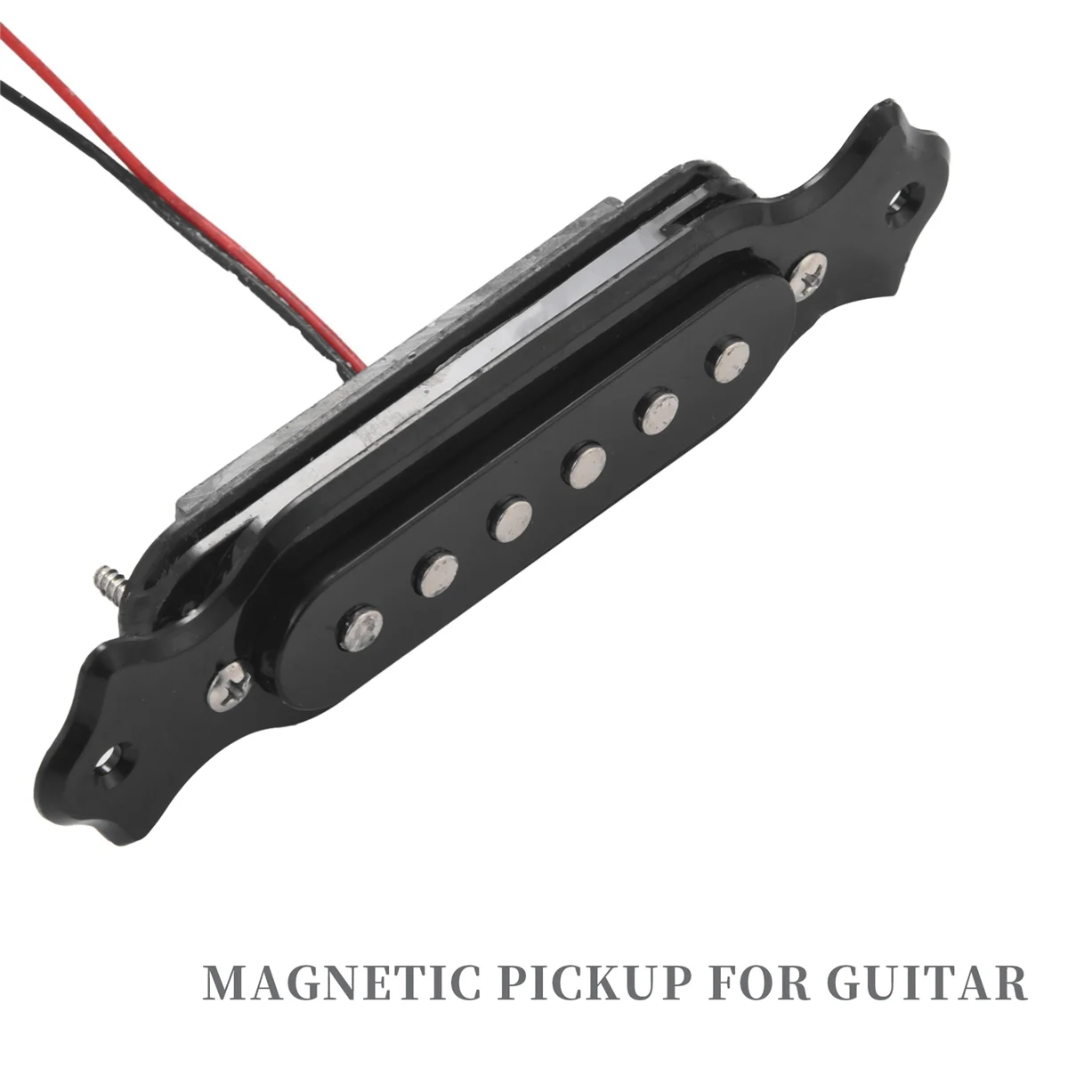 BAAU 4X Magnetic Acoustic Pickup for Guitar Black