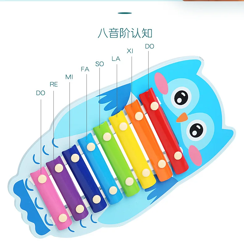 Early Education Toys Wooden Xylophone Instrument for Children Wisdom Development