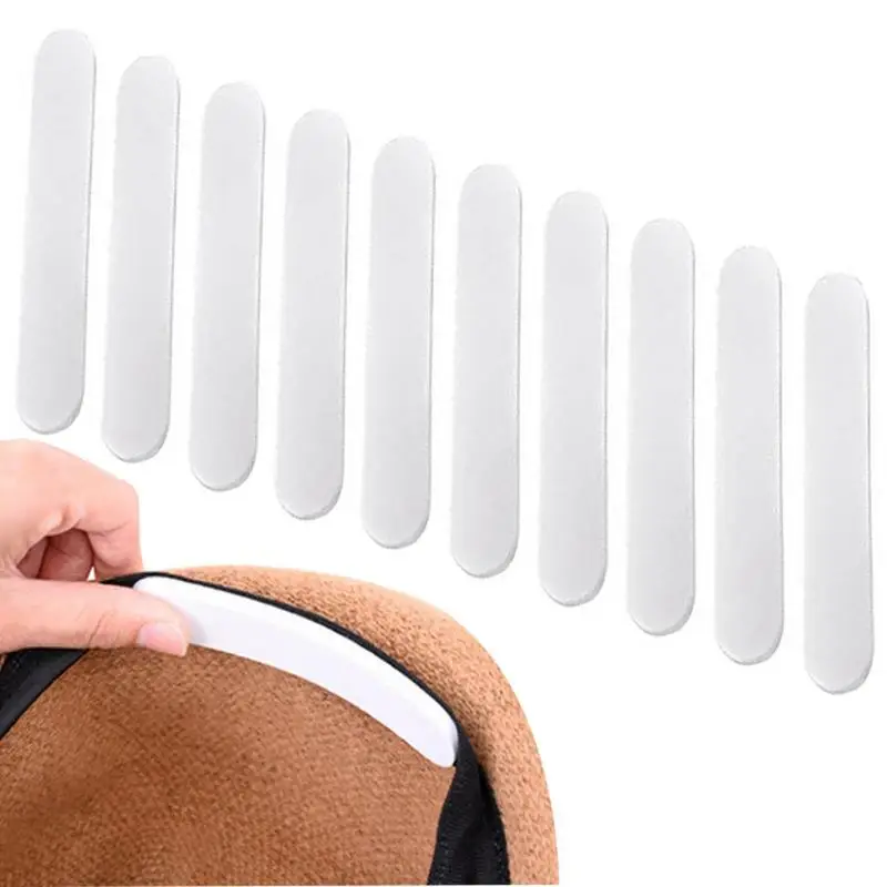10pcs 모자 크기 감속기 스티커 크기 조정 스티커 삽입 모자 어부의 모자 야구 모자에 대한 테이프 크기 감속기 감소